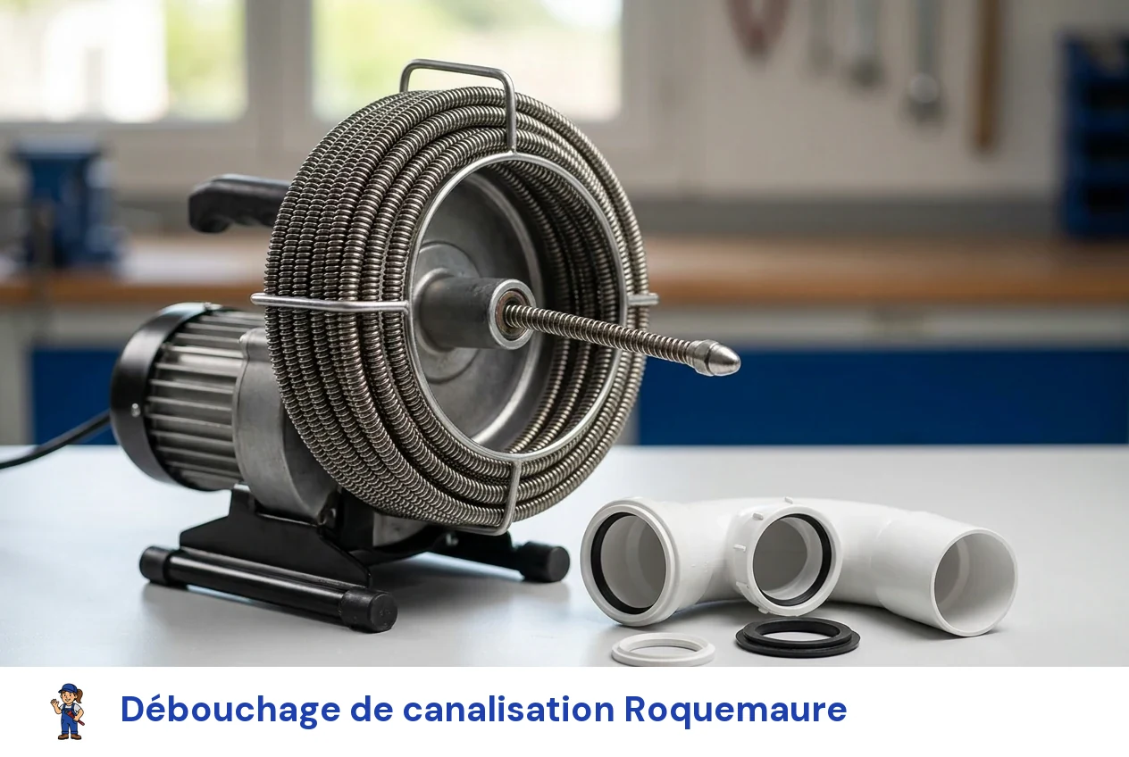 Débouchage de canalisation à Roquemaure