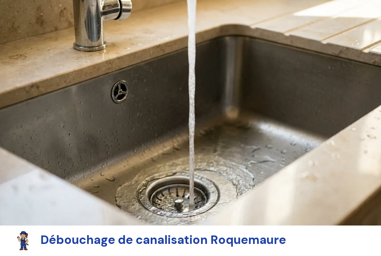 Débouchage de canalisation à Roquemaure