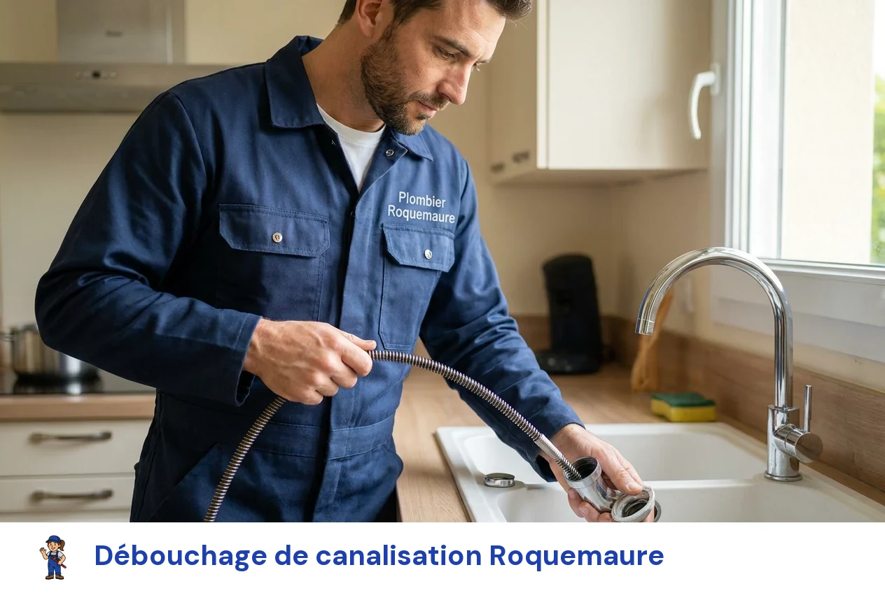 Débouchage de canalisation à Roquemaure