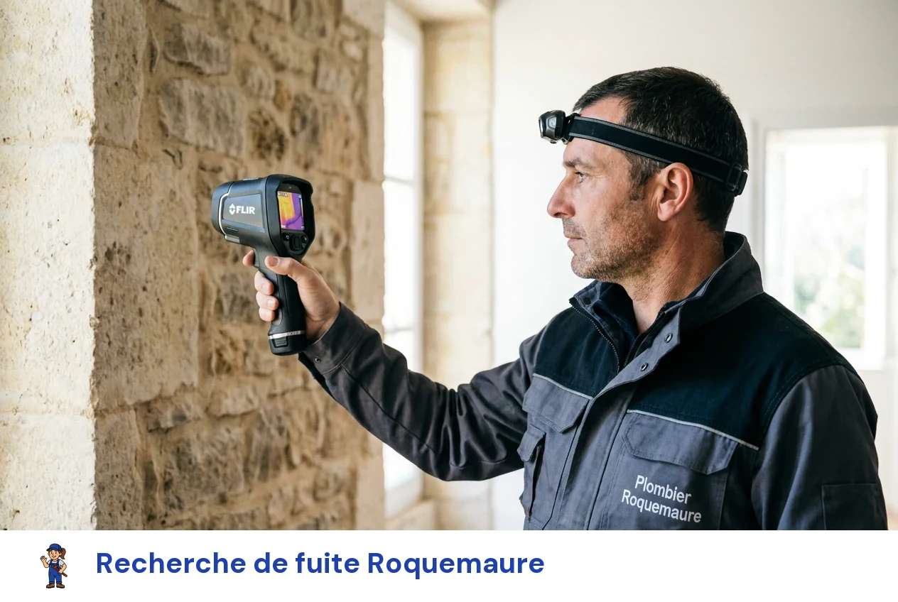Recherche de fuite à Roquemaure