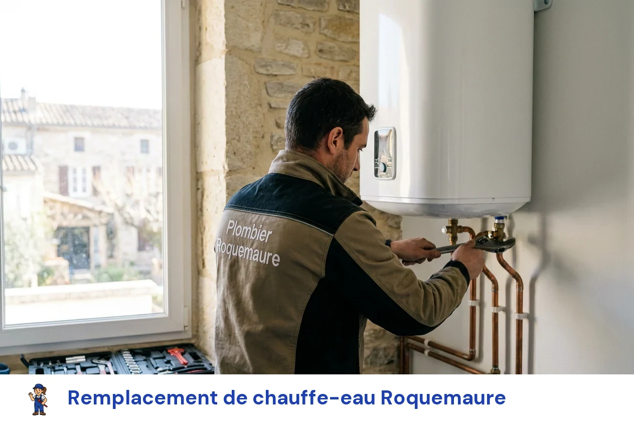 Remplacement de chauffe-eau à Roquemaure