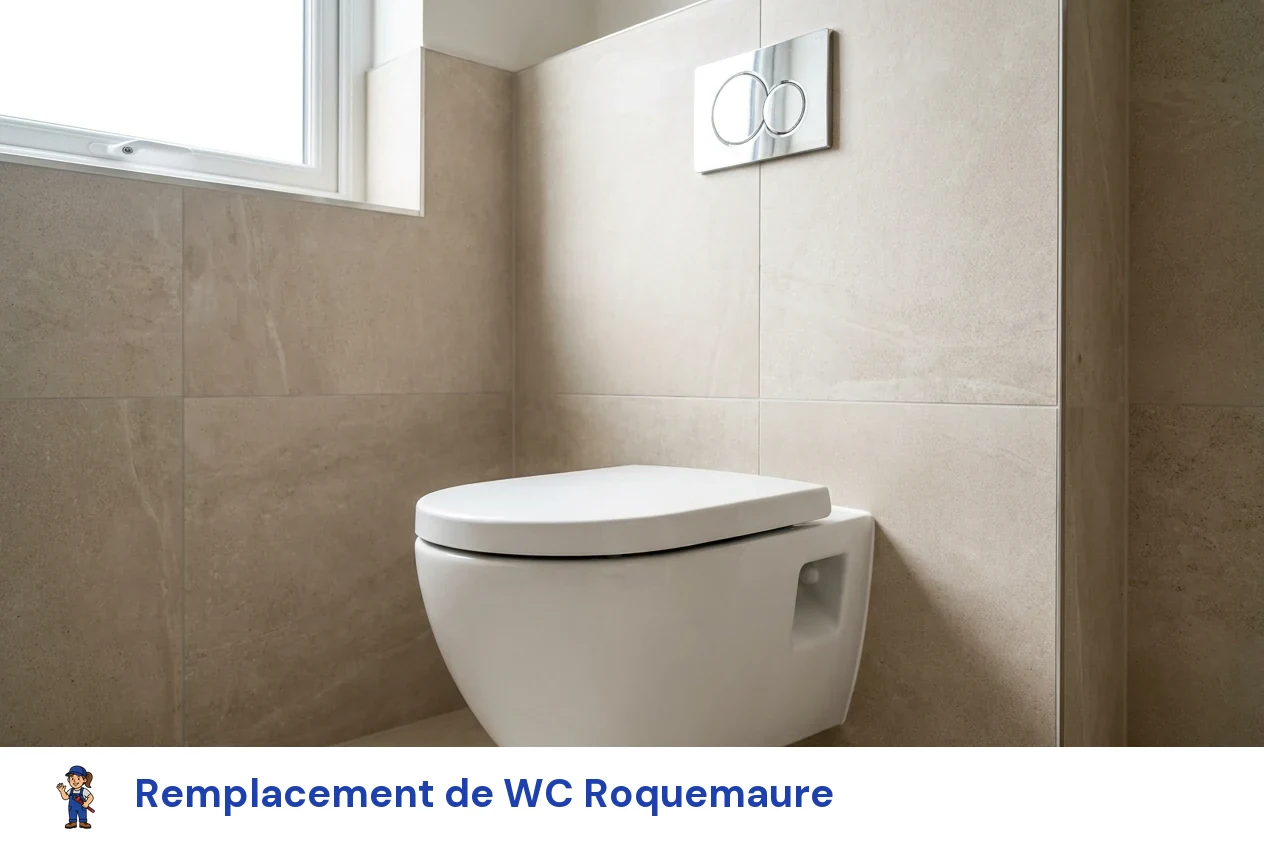 Remplacement de WC à Roquemaure