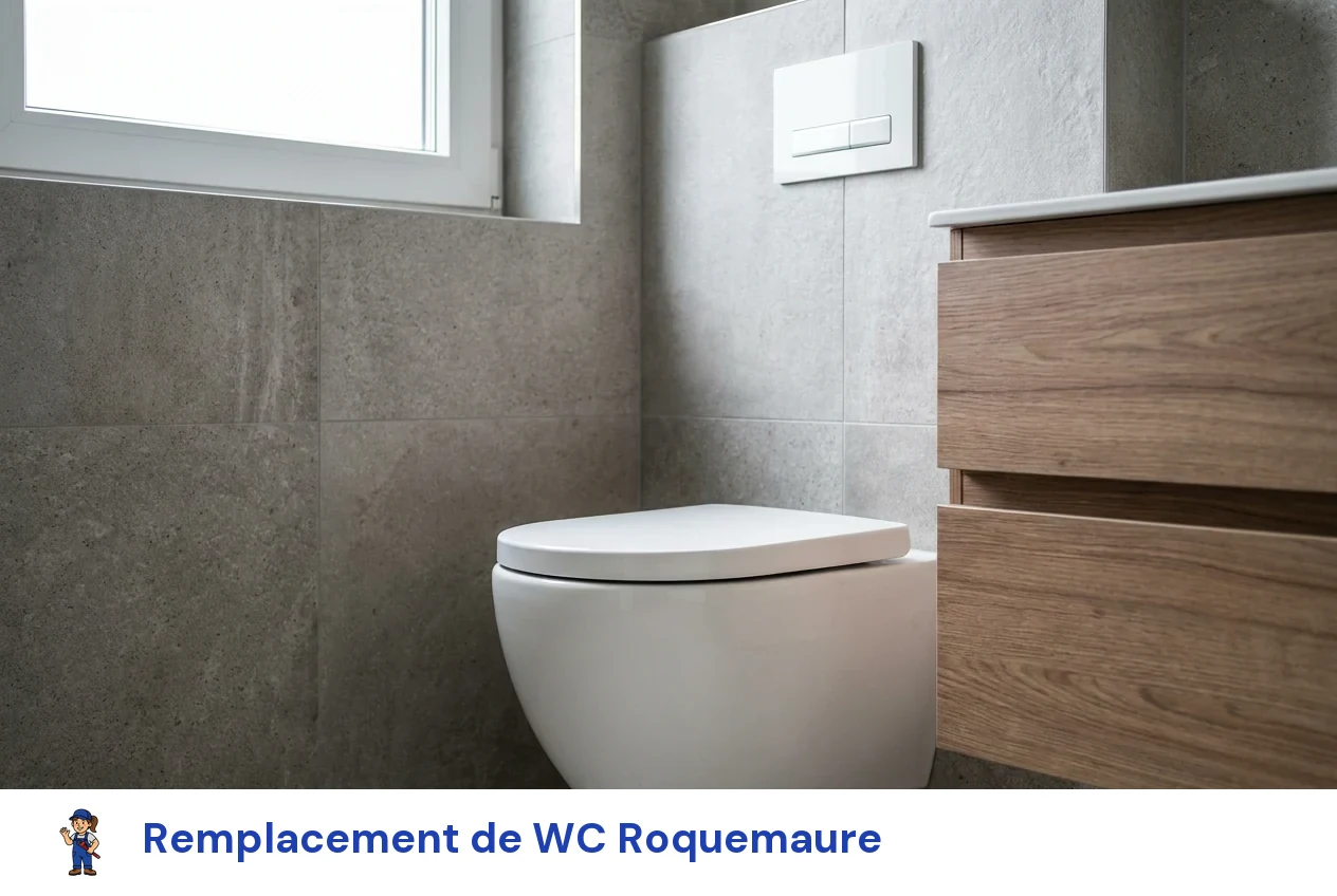 Remplacement de WC à Roquemaure